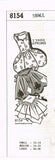 1950s Vintage Mail Order Sewing Pattern 8154 Misses Set of Aprons Size Small