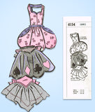 1950s Vintage Mail Order Sewing Pattern 8154 Misses Set of Aprons Size Small