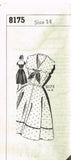 1950s Vintage Mail Order Sewing Pattern 8175 Uncut Misses Sailor Dress Sz 34 B