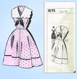 1950s Vintage Mail Order Sewing Pattern 8175 Uncut Misses Sailor Dress Sz 34 B