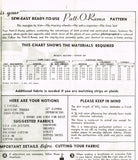 Mail Order 8193: 1950s Uncut Misses Cocktail Dress Sz 31 B Vintage Sewing Pattern