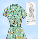 1960s Original Vintage Mail Order Pattern 8233 Uncut Plus Size Dress 41 Bust
