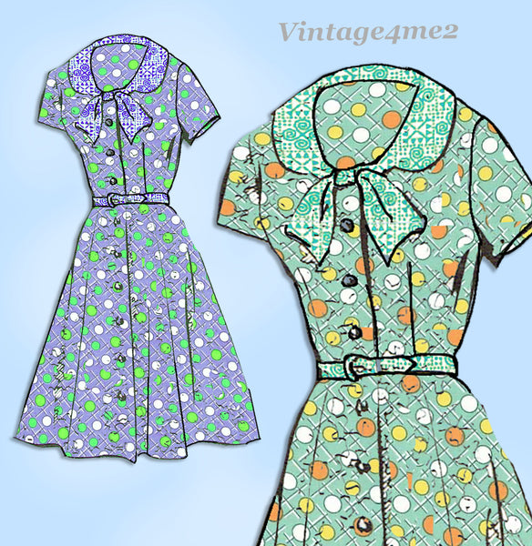 1960s Original Vintage Mail Order Pattern 8233 Uncut Plus Size Dress 41 Bust