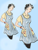 Mail Order 8234: 1950s Charming Misses Apron Size 40 Bust Vintage Sewing Pattern