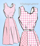 Mail Order 8239: 1950s Misses Sun Dress & Bolero Sz 36 B Vintage Sewing Pattern