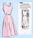 Mail Order 8239: 1950s Misses Sun Dress & Bolero Sz 36 B Vintage Sewing Pattern