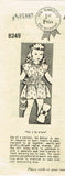 1940s Vintage Mail Order Sewing Pattern 8249 Cute Easy Toddler Girls Dress Sz 4