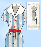 Mail Order 8267: 1950s Uncut Misses Slender Dress Sz 38 B Vintage Sewing Pattern