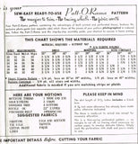 1950s Original Vintage Mail Order Pattern 8284 Uncut Misses Street Dress 34B