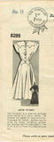 1940s Vintage Mail Order Sewing Pattern 8299 Uncut Misses Western Dress Sz 31 B