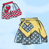 1960s Vintage Mail Order Sewing Pattern 8309 Cute Misses Cocktail Apron Sz 34B