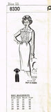 1950s Original Vintage Mail Order Pattern 8330 Misses Slender Sun Dress Sz 32 B