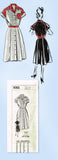 1950s Original Vintage Mail Order Pattern 8365 Uncut Misses Shirtwaist Dress 36B