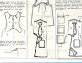 1960s Vintage Mail Order Sewing Pattern 8376 Cute Misses Full Front Apron Sz MED