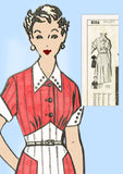 Mail Order 8394: 1960s Misses Shirtwaist Dress Sz 39 Bust Vintage Sewing Pattern - Vintage4me2