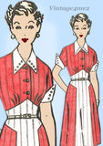 Mail Order 8394: 1960s Misses Shirtwaist Dress Sz 39 Bust Vintage Sewing Pattern - Vintage4me2