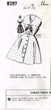 1950s Vintage Mail Order Sewing Pattern 8397 Uncut Misses Sailor Dress Sz 16 36B