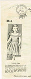 1940s Vintage Mail Order Sewing Pattern 8415 Pretty Girls WWII Dress Size 14 32B - Vintage4me2