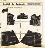 1950s Original Vintage Mail Order Pattern 8421 Little Girls Shirtwaist Dress Sz6