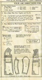 1940s Vintage Mail Order Sewing Pattern 8430 Misses WWII Ration Jacket Sz 13 31B - Vintage4me2