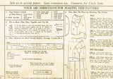 Mail Order 8434 : 1940s Stylish Misses Day Dress Sz 34 B Vintage Sewing Pattern