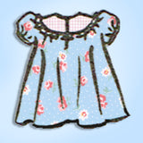 Mail Order 8463: 1950s Uncut Baby Girls Dress & Cape Sz 1 Vintage Sewing Pattern - Vintage4me2