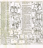 Mail Order 8676 : 1940s WWII Playsuit Pinafore Dress 36 B Vintage Sewing Pattern
