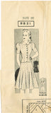 Mail Order 8821: 1940s Misses WWII Suit Sz 38 B Vintage Sewing Pattern