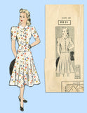 Mail Order 8821: 1940s Misses WWII Suit Sz 38 B Vintage Sewing Pattern