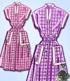 1940s Vintage Mail Order Sewing Pattern 8845 Uncut WWII Misses Dress Size 14 32B - Vintage4me2