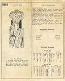 Mail Order 8865: 1940s Misses Playsuit & Skirt Sz 38 Bust Vintage Sewing Pattern