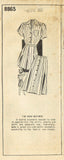 Mail Order 8865: 1940s Misses Playsuit & Skirt Sz 38 Bust Vintage Sewing Pattern