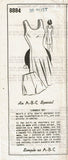 Mail Order 8884: 1940s Misses Slip & Panties Size 38 Bust Vintage Sewing Pattern