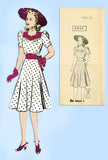 Mail Order 8945: 1940s Perfect WWII Street Dress Sz 32 B Vintage Sewing Pattern