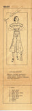1940s Vintage 1937 Mail Order Sewing Pattern 8969 Misses Street Dress Size 16 - Vintage4me2