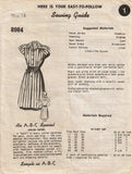 Mail Order 8984: 1940s Misses WWII Shirtwaist Dress 32 B Vintage Sewing Pattern