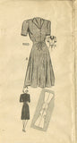 1940s Vintage Mail Order Sewing Pattern 9005 Uncut Misses WWII Dress Sz 36 Bust