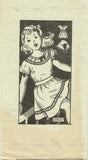 1940s Vintage Marian Martin Sewing Pattern 9007 Toddler Girls Dress & Hat Size 4 - Vintage4me2