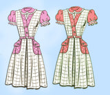Marian Martin 9031: 1940s Cute Toddler Girls Dress Sz6 Vintage Sewing Pattern - Vintage4me2