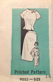 1960s Original Vintage Marian Martin Pattern 9052 Uncut Misses 2 PC Dress Sz 34B