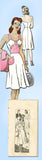 1940s Vintage Marian Martin Sewing Pattern 9061 Uncut Sexy WWII Sun Dress Sz 12 - Vintage4me2