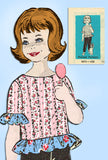 1960s Vintage Marian Martin Sewing Pattern 9073 Toddier Girls Top & Pants Sz 2 - Vintage4me2