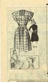 1940s Original Marian Martin Sewing Pattern 9075 Misses Scalloped Dress Sz 34 B