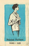 1950s Vintage Marian Martin Sewing Pattern 9080 Misses Jacket Size 12 32 Bust