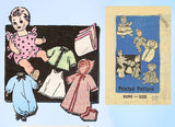1950s Vintage Marian Martin Sewing Pattern 9099 20 In Baby Doll Clothes ORIG