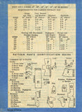 1950s Vintage Marian Martin Sewing Pattern 9099 20 In Baby Doll Clothes ORIG