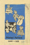 1950s Vintage Marian Martin Sewing Pattern 9099 20 In Baby Doll Clothes ORIG