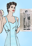 Marian Martin 9111: 1940s Ladies Plus Size Slip 40 B Vintage Sewing Pattern - Vintage4me2
