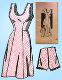 Marian Martin 9135: 1940s Plus Size Slip & Panties 42 B Vintage Sewing Pattern - Vintage4me2