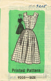 1950s Vintage Marian Martin Sewing Pattern 9205 Misses Sun Dress Size 34 Bust